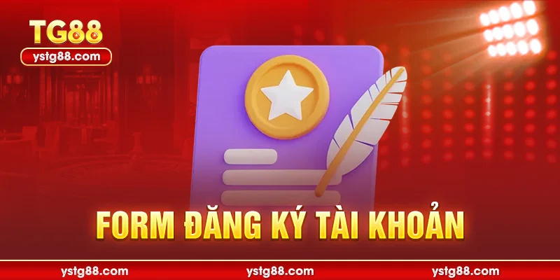 Form đăng ký tài khoản